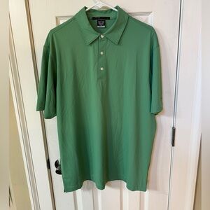 Nike Dri-Fit Tiger Woods Green Golf Polo L